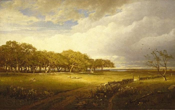 William Trost Richards Old Orchard at Newport Norge oil painting art
